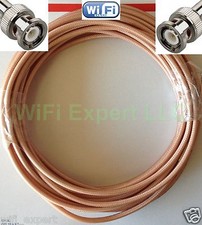 1-10 FT RG142 LOW LOSS COAX RF CABLE BNC MALE TO BNC MALE USA ASSEMBLED