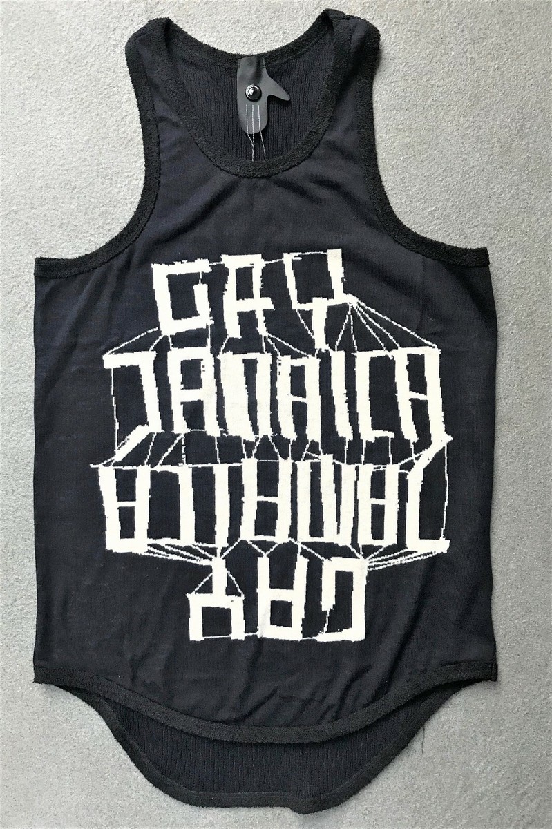 BERNHARD WILLHELM 'Gay Jamaica' Knit Men's Designer Tank Top S