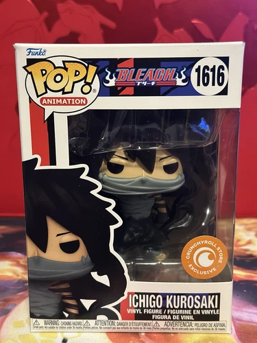 Funko Pop Animation Ichigo Kurosaki #1616 Bleach Crunchyroll Exclusive