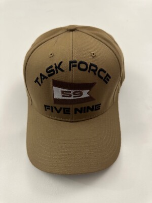  The Corps Task Force Five Nine Beige Baseball Cap Hat One Size