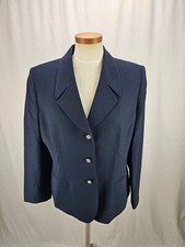Kasper Women's Blue Blazer Jacket 12