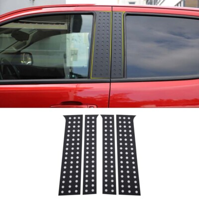 #ad Door Window Pillar Posts Cover For Chevy Colorado GMC 2014 22 Black Accessories $28.99