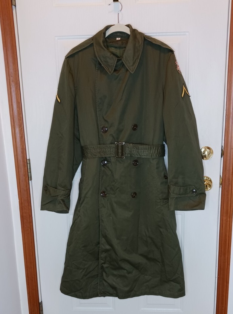 の*ん様 22ss kolor Sheer military coat WWII US Military 6th Army
