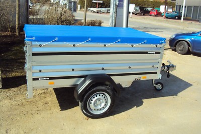 Brenderup 1205 SUB Pkw- Anhänger 750 kg, 203x116x70cm + Aufsatzwand + Plane NEU