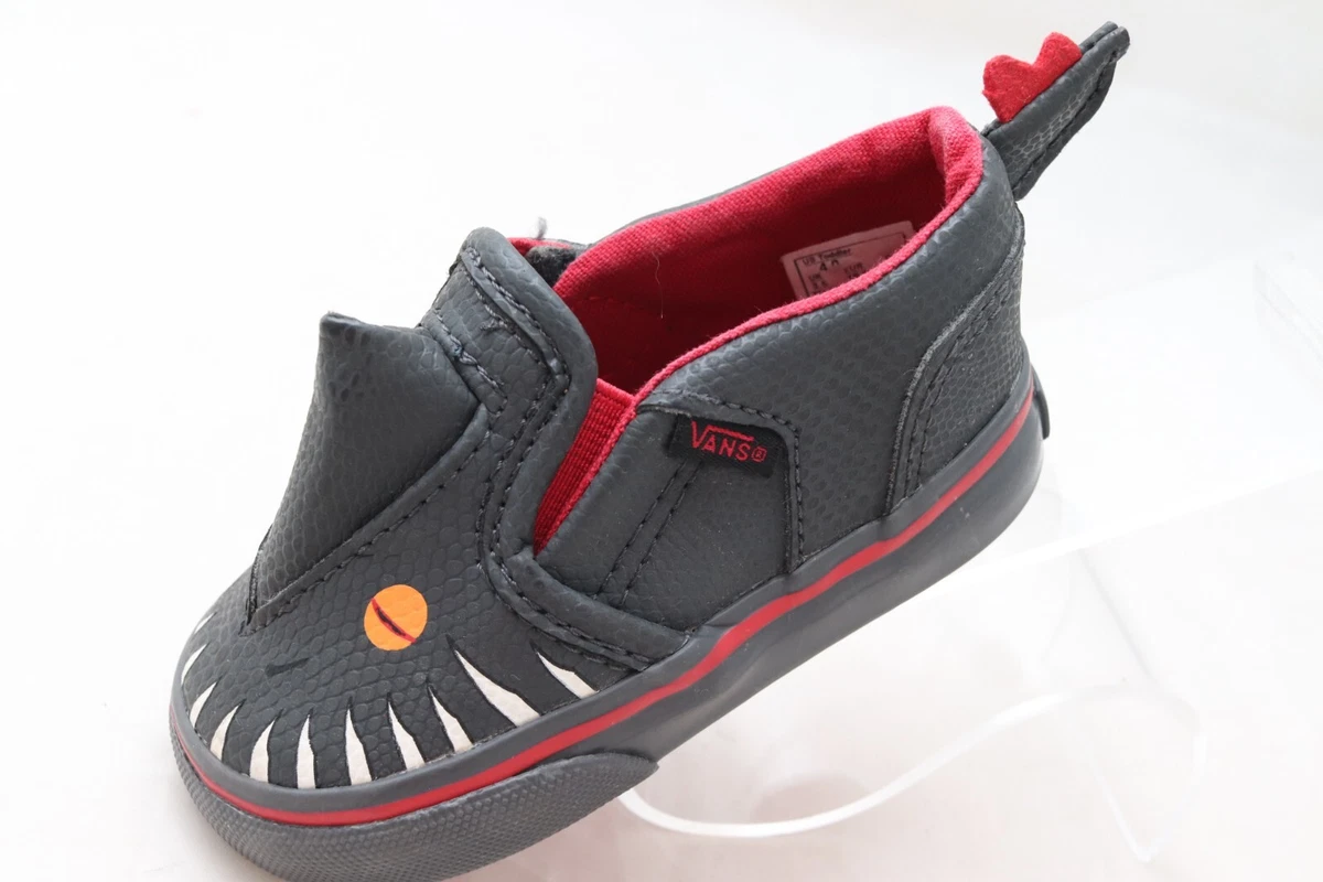 Vans shark shoes clearance toddler