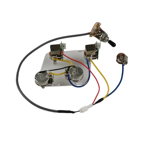 Guitar Humbucker Pickups Neck And Bridge 4C Wiring Harness Push-pull Single Cut - Picture 5 of 22