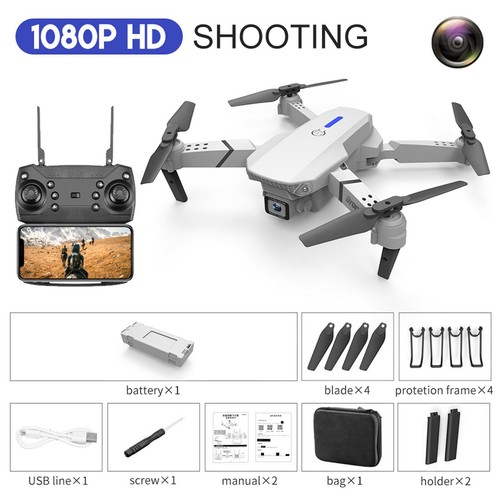 Faltbar WIFI FPV Drohne Mit 4K Kamera Mini Selfie Quadrocopter RC Drone 3 Akkus. - Bild 7 von 22