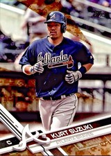 2017 Topps Update Kurt Suzuki Memorial Day Camo #US207 -/25 - Atlanta Braves