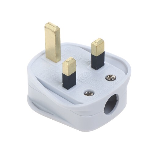 3 Pin UK Mains Plug 13A Appliance Assembly Power Cord Fuse Wiring Connector - Photo 14/14