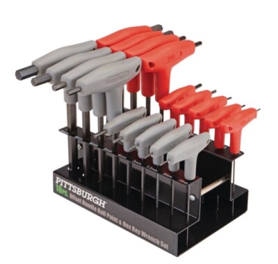 Ss Shovan Set Di 18 Chiavi A Brugola E Torx/stella (con Impugnatura A T), Dimensioni 1,5 Mm-10 Mm E T10-T50, Set Di Chiavi Alan Per Assemblaggio - Foto 7