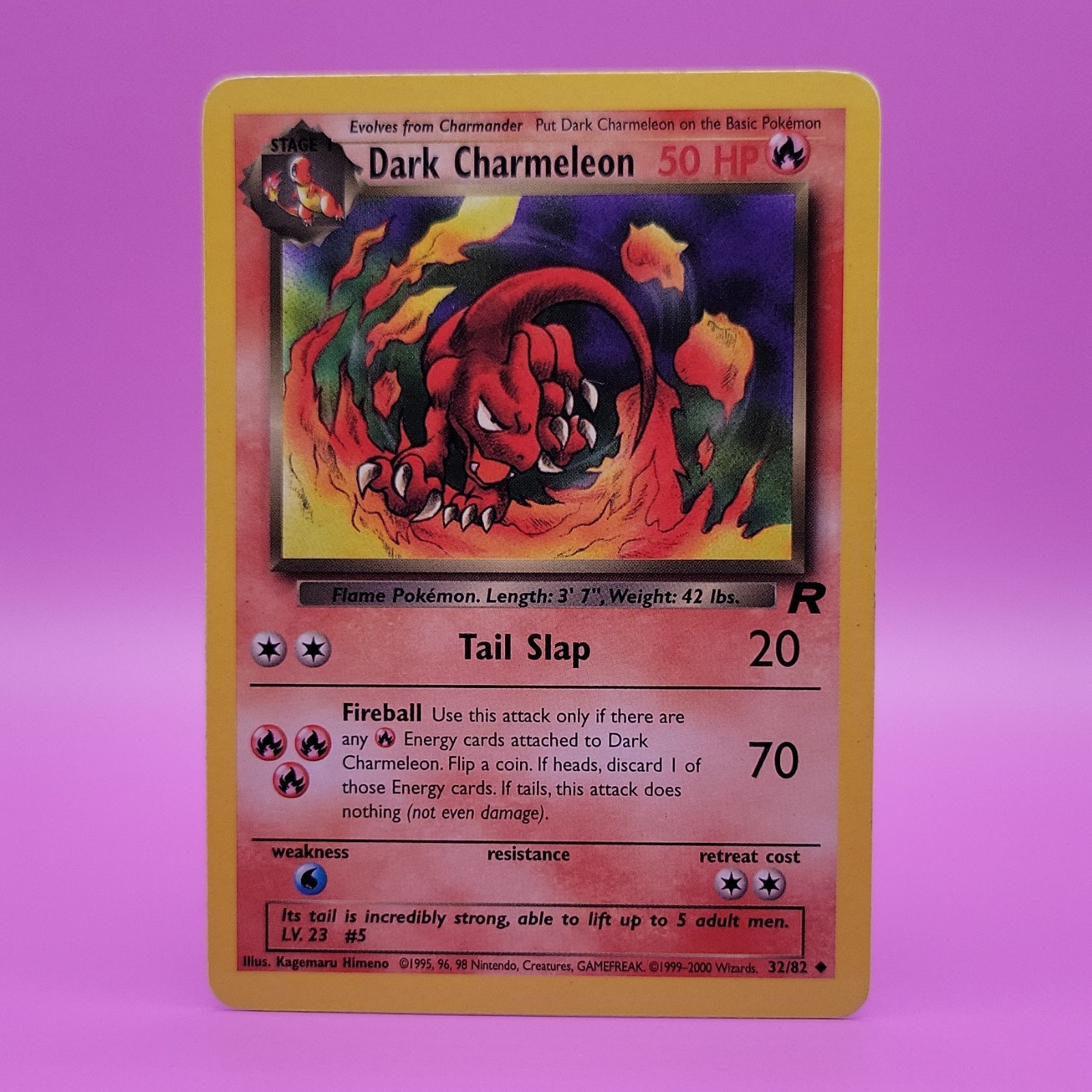 Wizards Pokemon TCG Dark Charmeleon Team Rocket 32/82 Uncommon English 2000