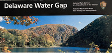 Vintage 2008 DELAWARE WATER GAP NATIONAL PARK SERVICE UNIGRID BROCHURE/MAP