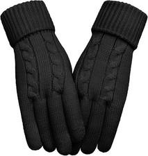 Guantes C lidos De Lana Invierno Punto Con Forro Polar T ctiles Para Mujer
