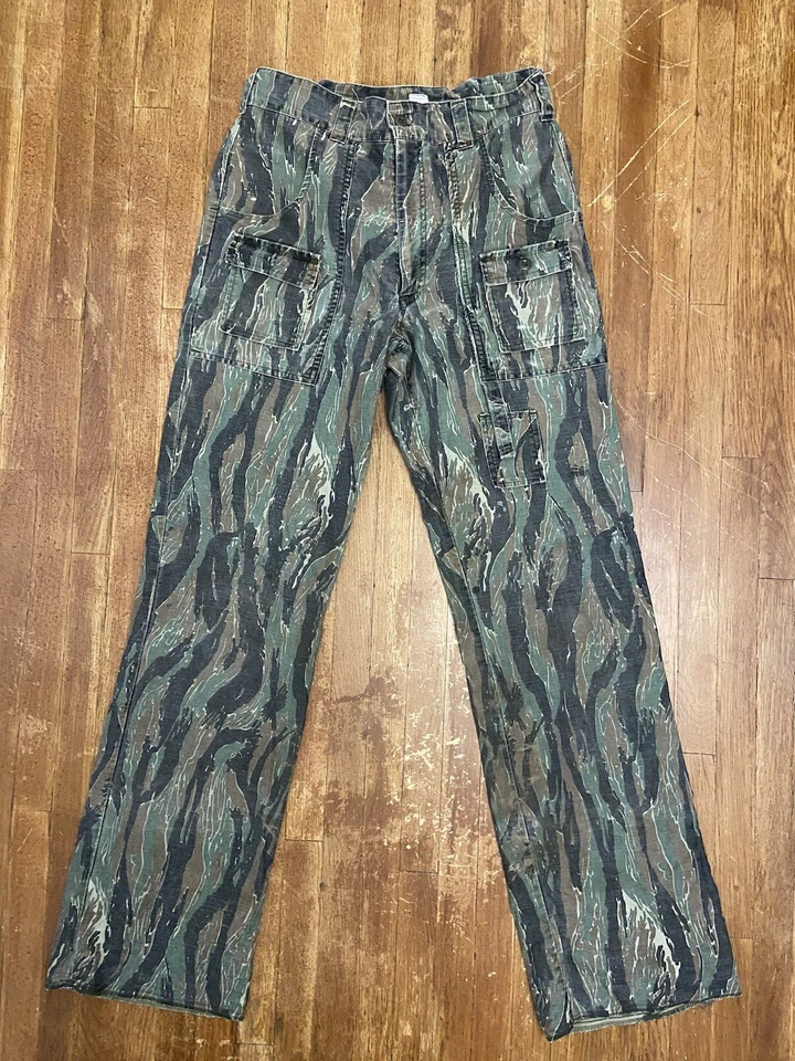 Pantalón de Caza Militar Exterior Camuflaje Árbol Vintage Para Hombre Talla 34x37 Foto 3 de 4