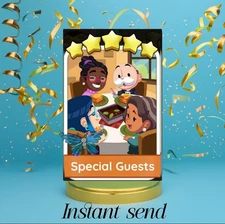 Special Guests Mono_Poly Go 5 star Sticker ( INSTANT SEND )
