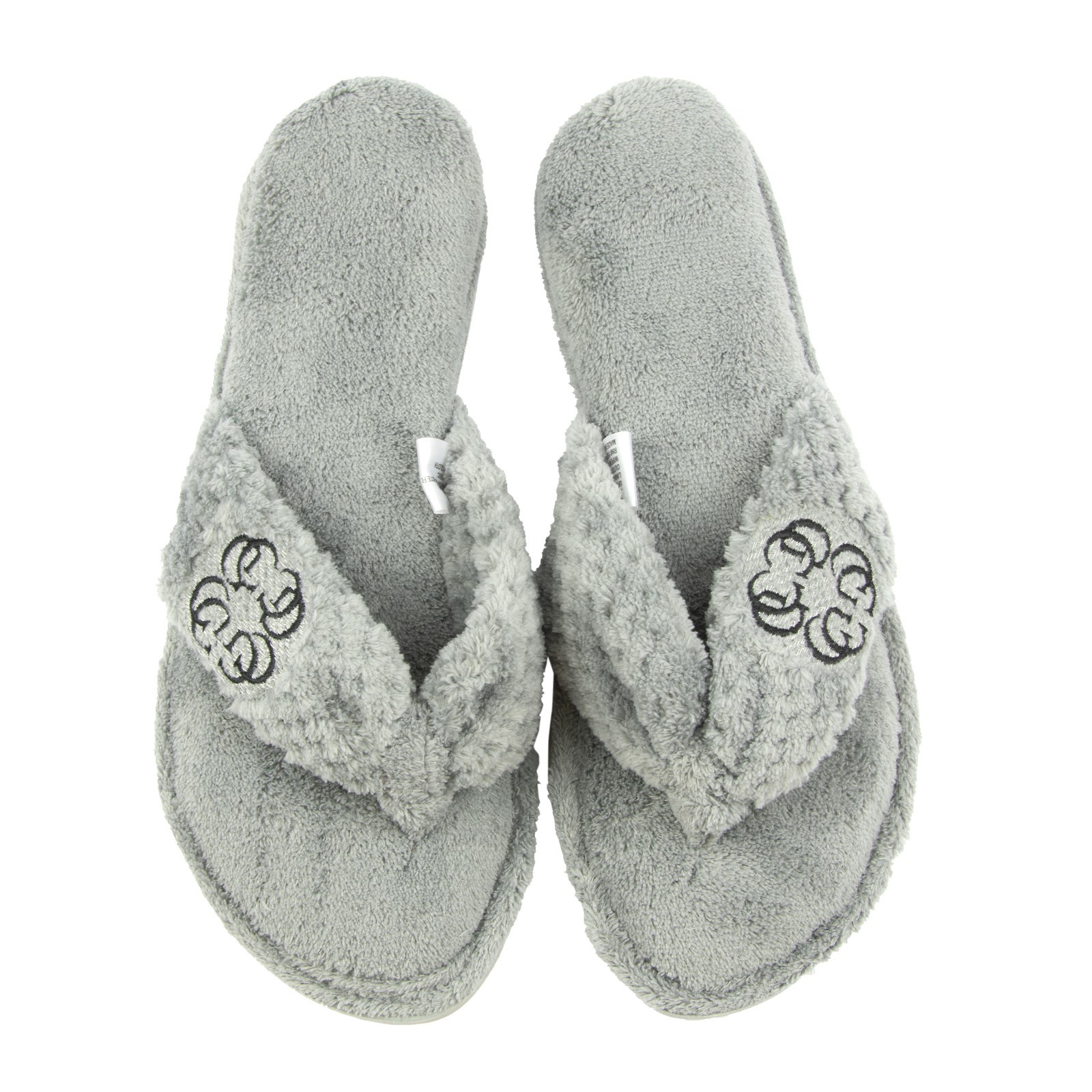 PANTOFOLA D’ORO G Coast Ciabatte Infradito Donna Accoglienti in Memory Foam Grigio S (5 6)