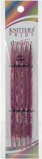 Knitter's Pride-Dreamz Double Pointed Needles 5", Size 6/4mm multi-colored