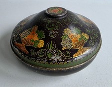 RARE OLD ROWNTREES OF YORK CONFECTIONERY TIN - CONVERTS INTO A BONBON DISH