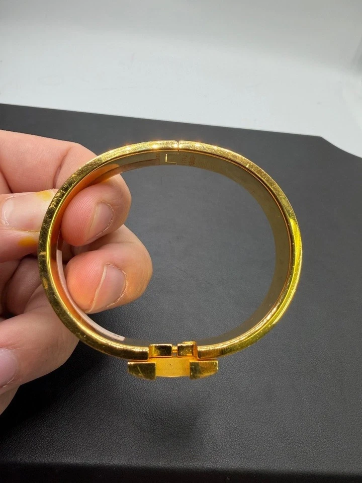 Hermes Clip H Negro Esmalte 6" SPB-MS 355643 Foto 4 de 4