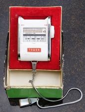 Tower exposure meter, Sears, Roebuck, made in Germany, w/box and lanyard.