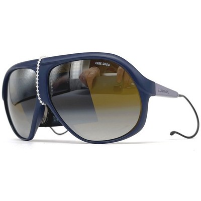 Vintage CEBE 1902 J.STENMARK Sport sunglasses - France 1990's - Blue - Mirrored