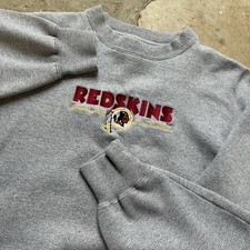 Vintage Washington Redskins Embroidered Throwback Logo Script Sweatshirt Small