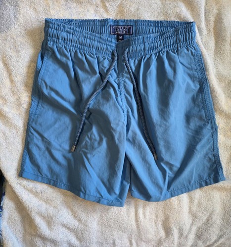 NWOT Vilebrequin Moorea Swim Trunks w/ Nylon Pouch Men's Size M Medium