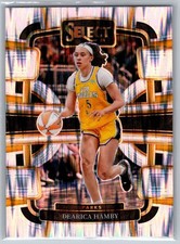 2024 Select WNBA Dearica Hamby Silver Flash #77 Los Angeles Sparks