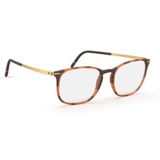 Image of Silhouette Eyeglasses Momentum  2920 6030 havana Gold  Glasses Frames 54-18-145