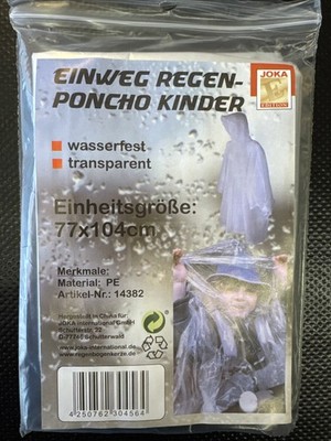 Regenponcho Kinder Einweg 