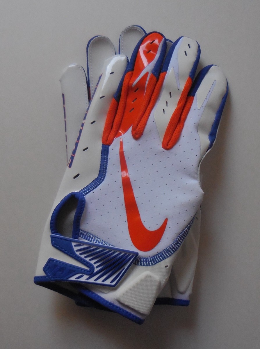 セール‼️NIKE VAPOR JET 5.0 GLOVE GREY M Nike Vapor Jet 5.0 Football Gloves NCAA Team Broncos Boise