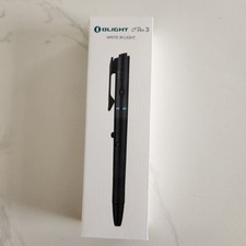 Olight OPen 3 Black Multifunctional Pen Light, 120 Lumens, with Green Laser