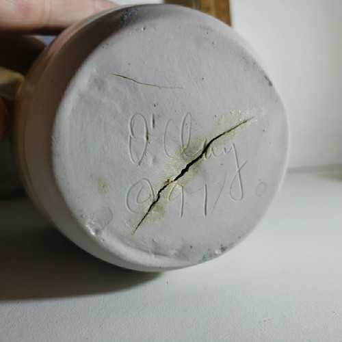O’Clay Pottery Cream Sugar Handmade Southwest Landscape 1997 Signed - Picture 7 of 10