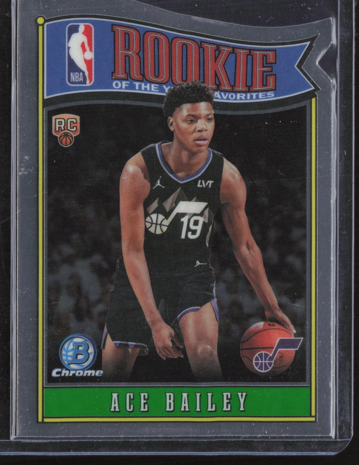 2025-26 Bowman #RY-5 Ace Bailey Rookie of the Year Favorites DIE CUT