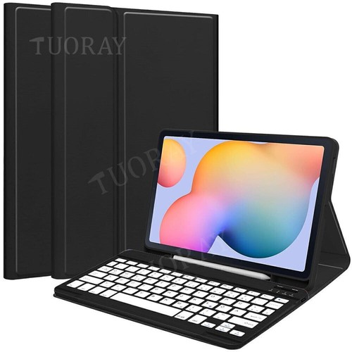 Für Samsung Galaxy Tab S6 Lite 10,4" Hülle mit Bluetooth QWERTZ Tastatur Maus DE - Bild 4 von 132