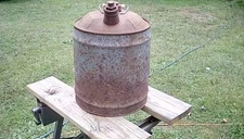 Vintage 5 Gallon Motor Oil Can. Maybe Quaker State?