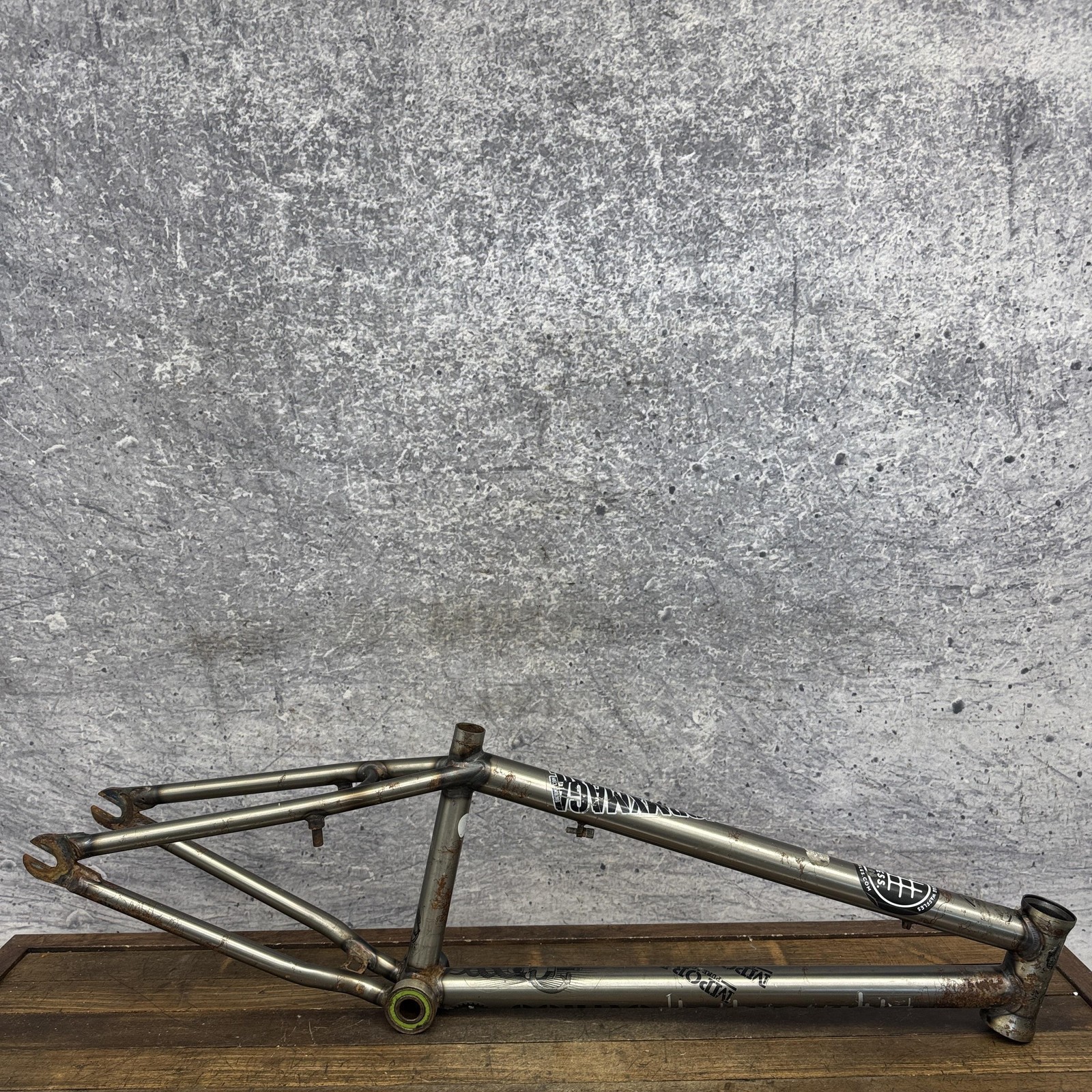 Subrosa BMX Bike Frame Street Park Freestyle 20in Wheel 21in Steel Silver