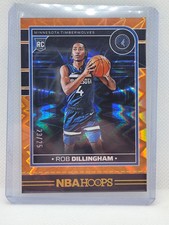 2024-25 NBA Hoops ROB DILLINGHAM RC Orange Explosion 23/25 Timberwolves