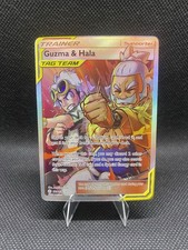 2019 Sun & Moon Cosmic Eclipse Guzma & Hala 229/236 Ultra Rare Full Art Holo