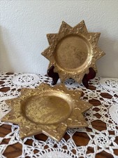 Celestial Sun Star Gold Painted Terra Cotta C...