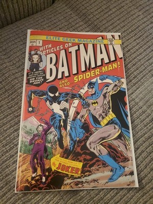 ELITE GEEK MAGAZINE #1 HULK #181 HOMAGE BATMAN VS SPIDER-MAN Joker