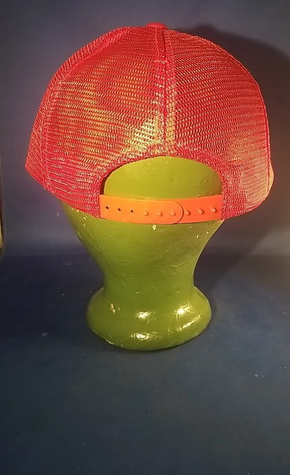 Bikini Cap Co. 3D foam BOOBS IN BIKINI Snapback Trucker Hat Mesh Red Joke - Image 3 of 4