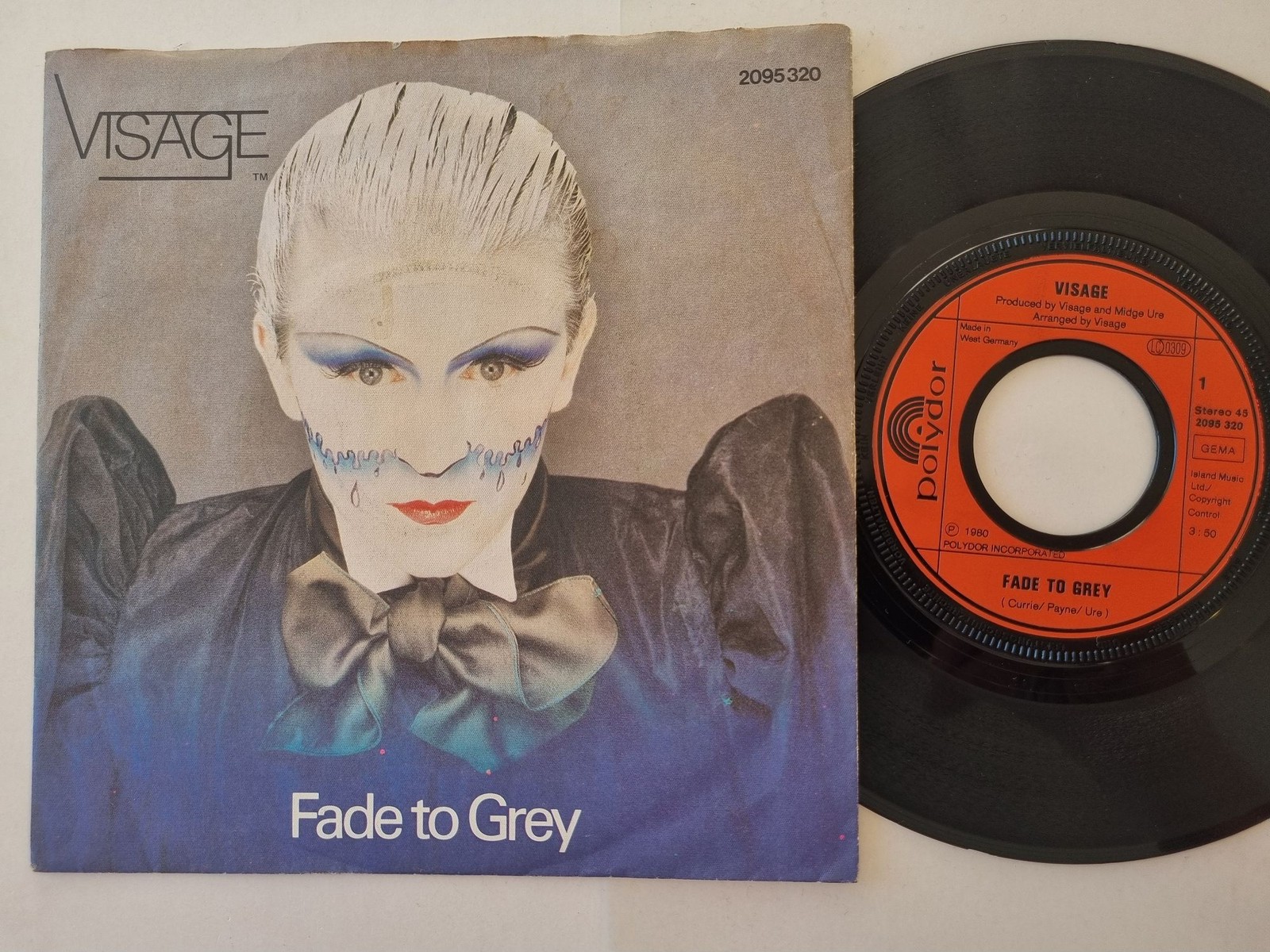 Visage - Fade To Grey 7'' Vinyl Germany