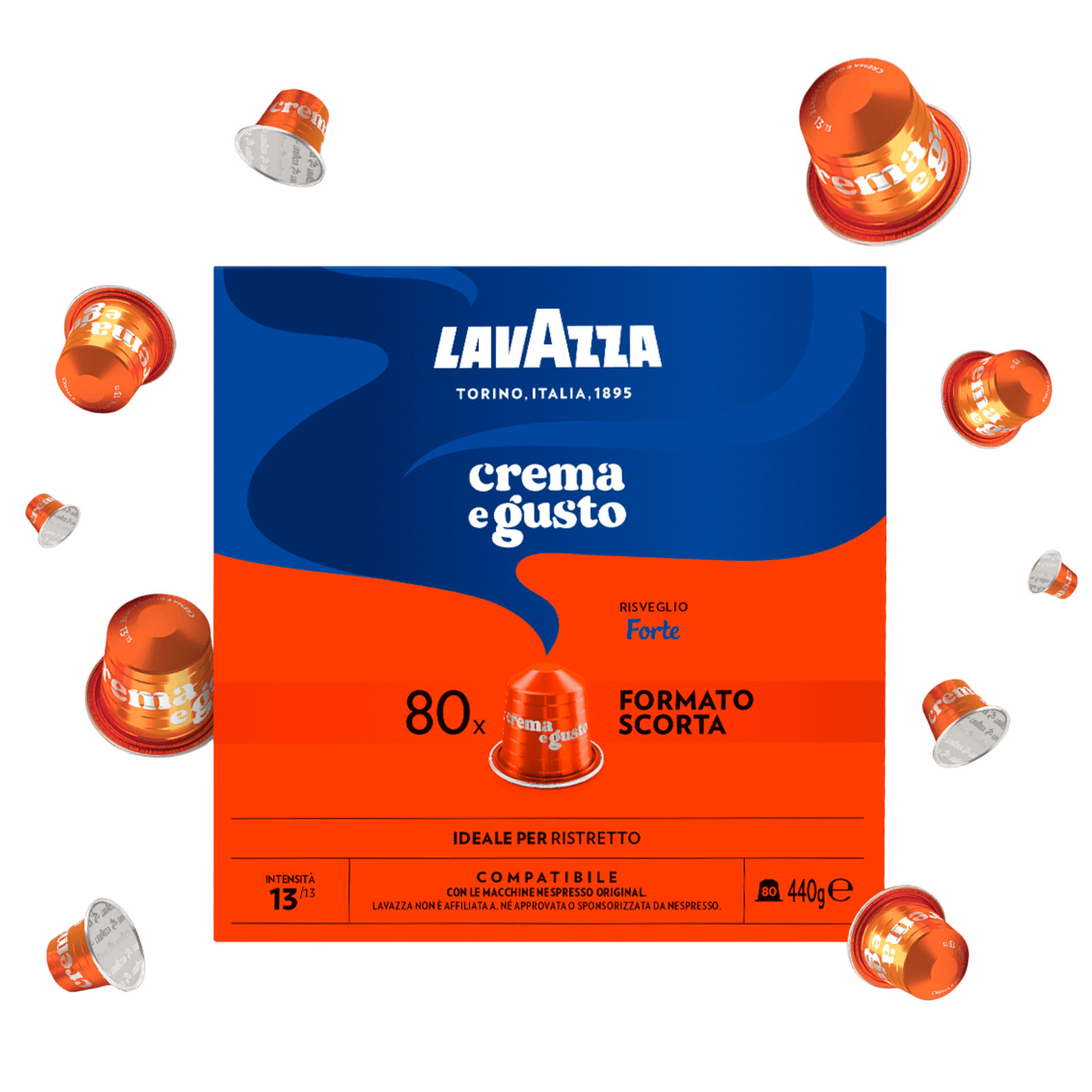 Capsule compatibili nespresso crema e gusto forte, 80 capsule - Immagine 2