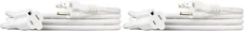 Amazon Basics 6ft 3-Prong Outlet Extender Extension Cord, Pack of 2
