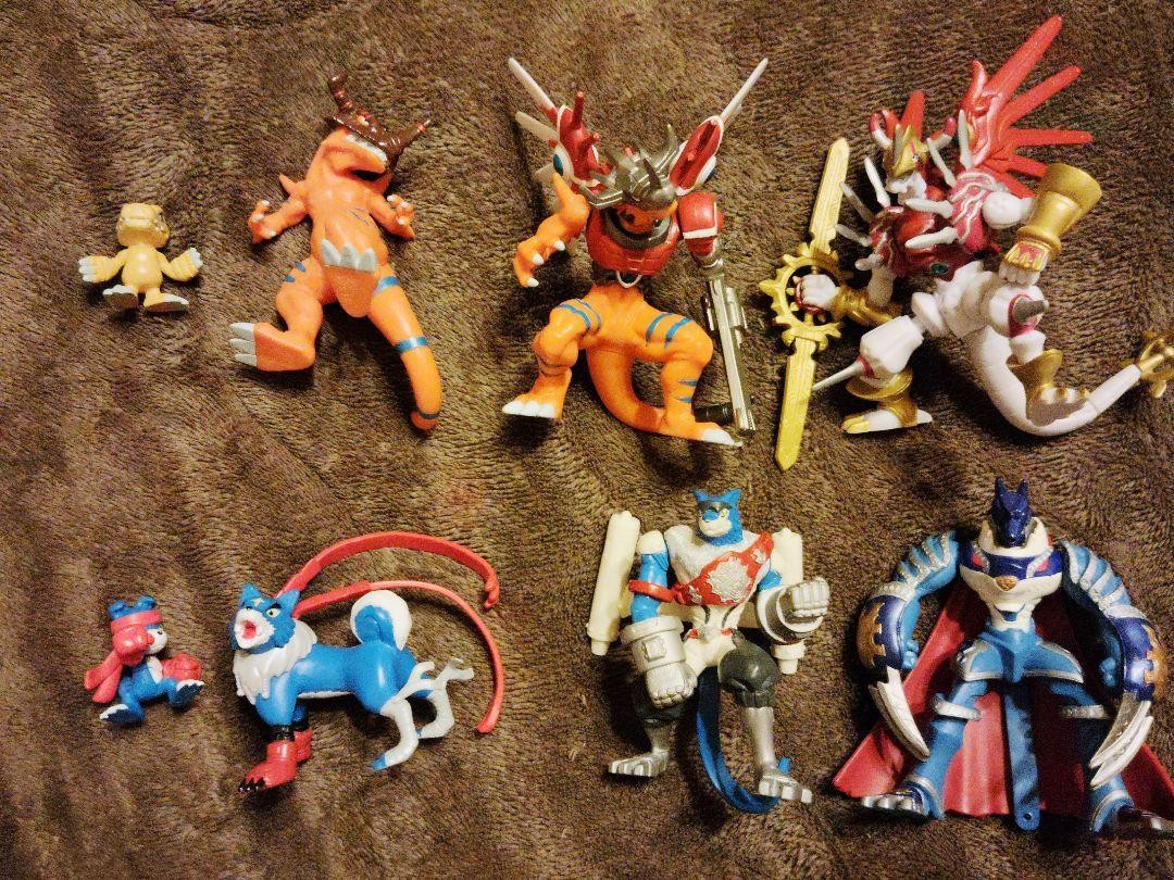 Lote 2 Figuras Digimon Savers Coleccionables Auténticas Anime Japón Usadas