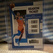Panini 2021-22 Contenders Shai Gilgeous-Alexander #85 Thunder Basketball Card