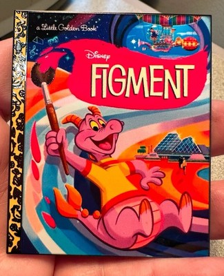 PIN FIGMENT LITTLE GOLDEN BOOK 3'' JUMBO FANTASY EPCOT PAINTING EPCOT DREAMFINDER