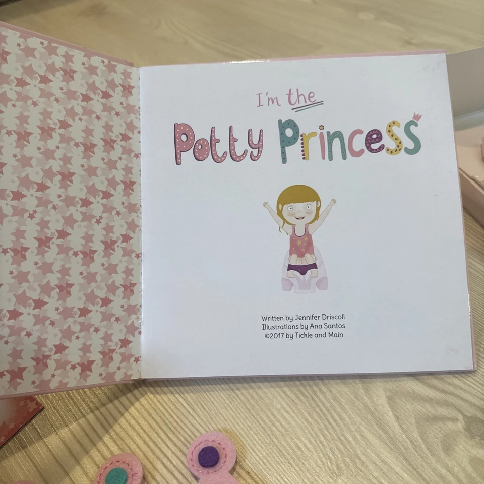 Potty Princess Training Kit Magnetic Chart Crown And Book - Изображение 2 из 4