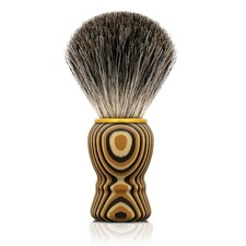 Hand Crafted Pure Badger Shaving Brush for Wet Shave, Soft Bristle, Art Annual R